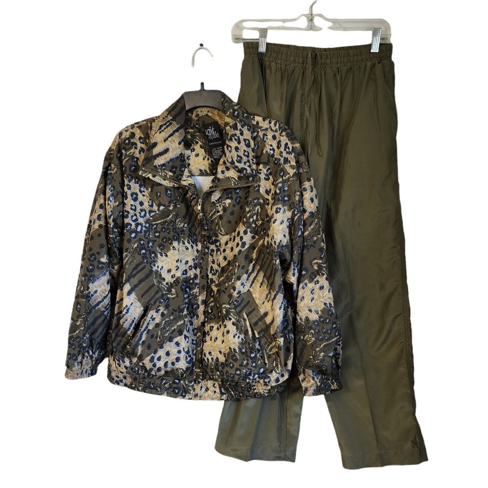 VTG Active Studio Women's Rousso Track Suit Beverly Goldberg Retro Size Large